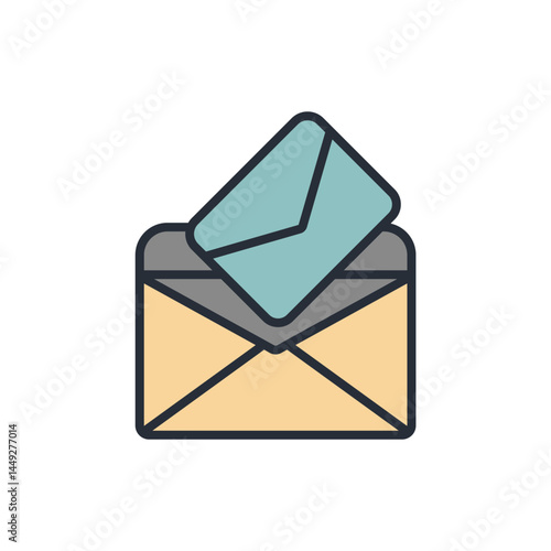 email icon collection .design style with background