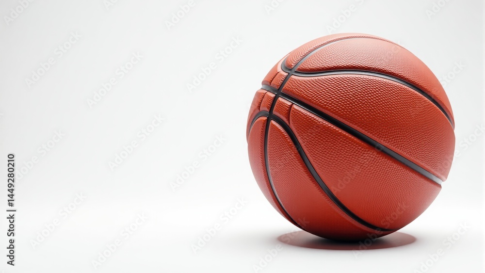 Isolated Basketball On White Background Studio Shot Isolated Basketball On White Background Studio Shot