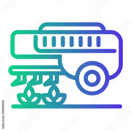 farm Line Gradient Icon