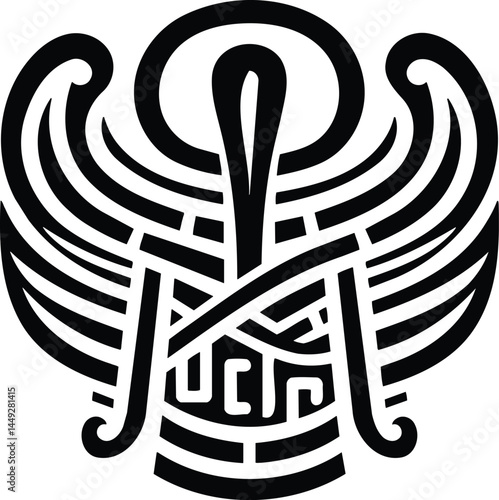 Egyptian Symbol Cloth Silhouette