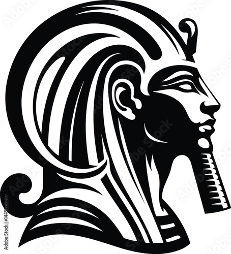 Egyptian God Khnum Silhouette