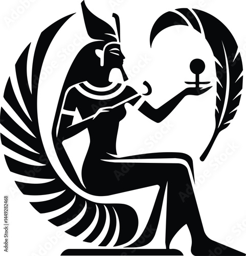 Ancient Egyptian Maat Symbol