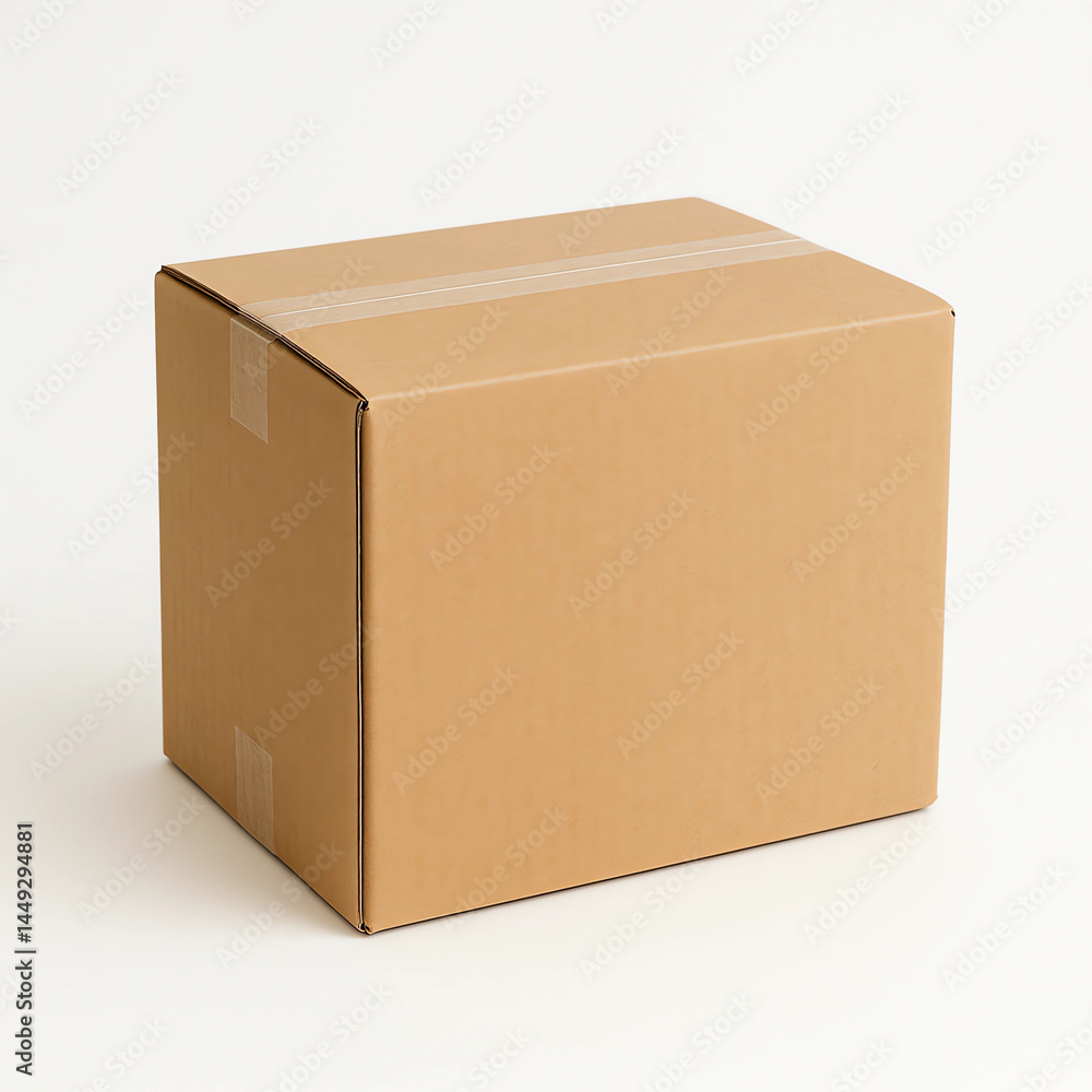 cardboard box isolated on white. brown cardboard covered with white background cardboard box isolated on white. brown cardboard covered with white background