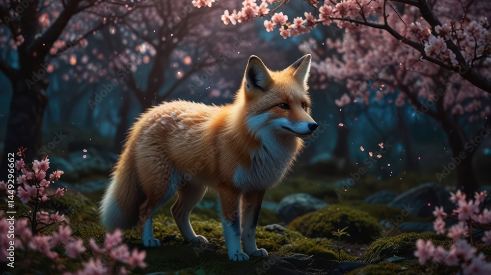 Fototapeta premium Fox of a Thousand Whispers