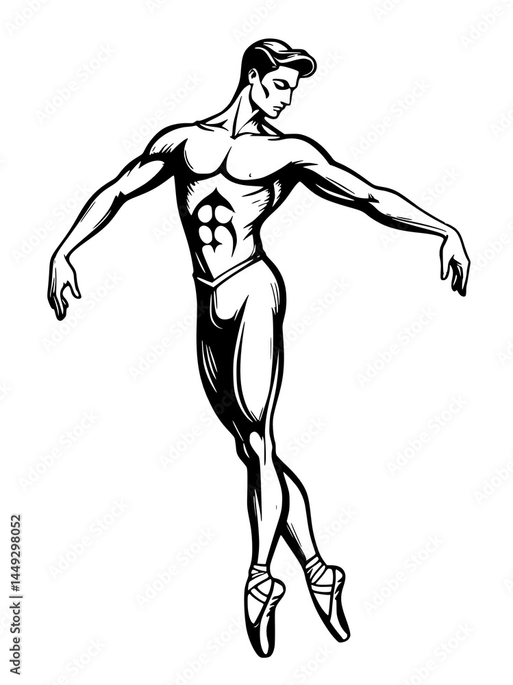 man doing exercises on white