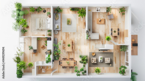 3LDK Japanese apartment floor plan