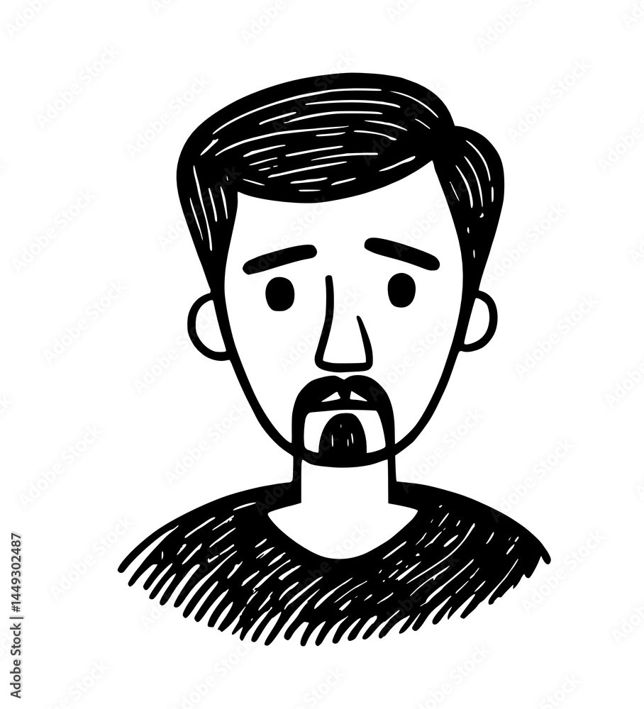 young man character cartoon illustration graphic design
