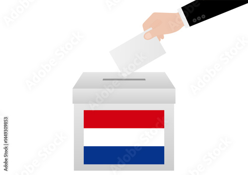 Election in the Netherlands. Election Concept. Vector Illustration.