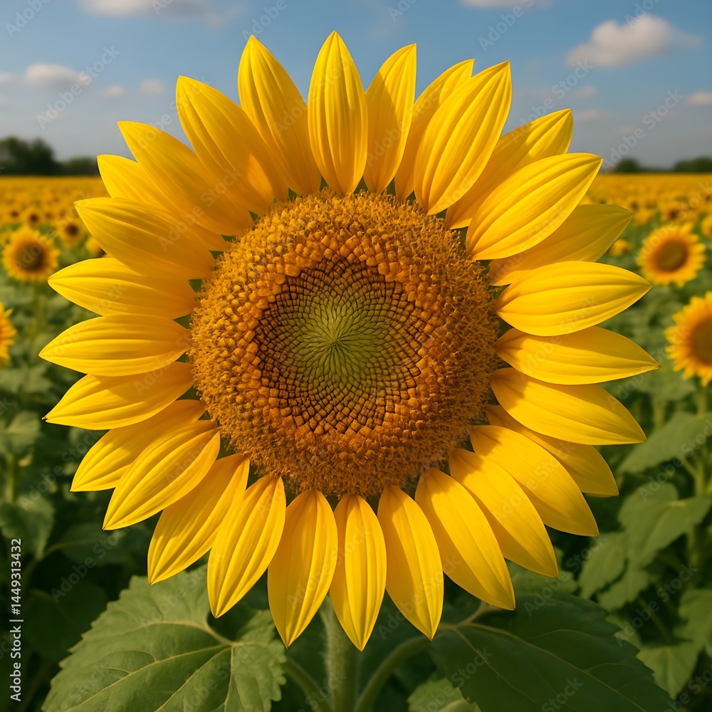 Fototapeta premium sunflower in the field