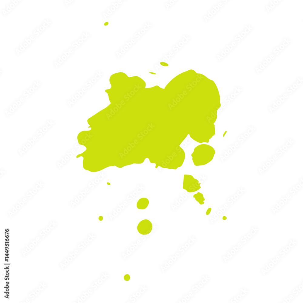 lemon green ink splash brush drop lemon green ink splash brush drop