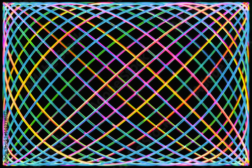 Perpendicular View on Holographic Lissajous Knot