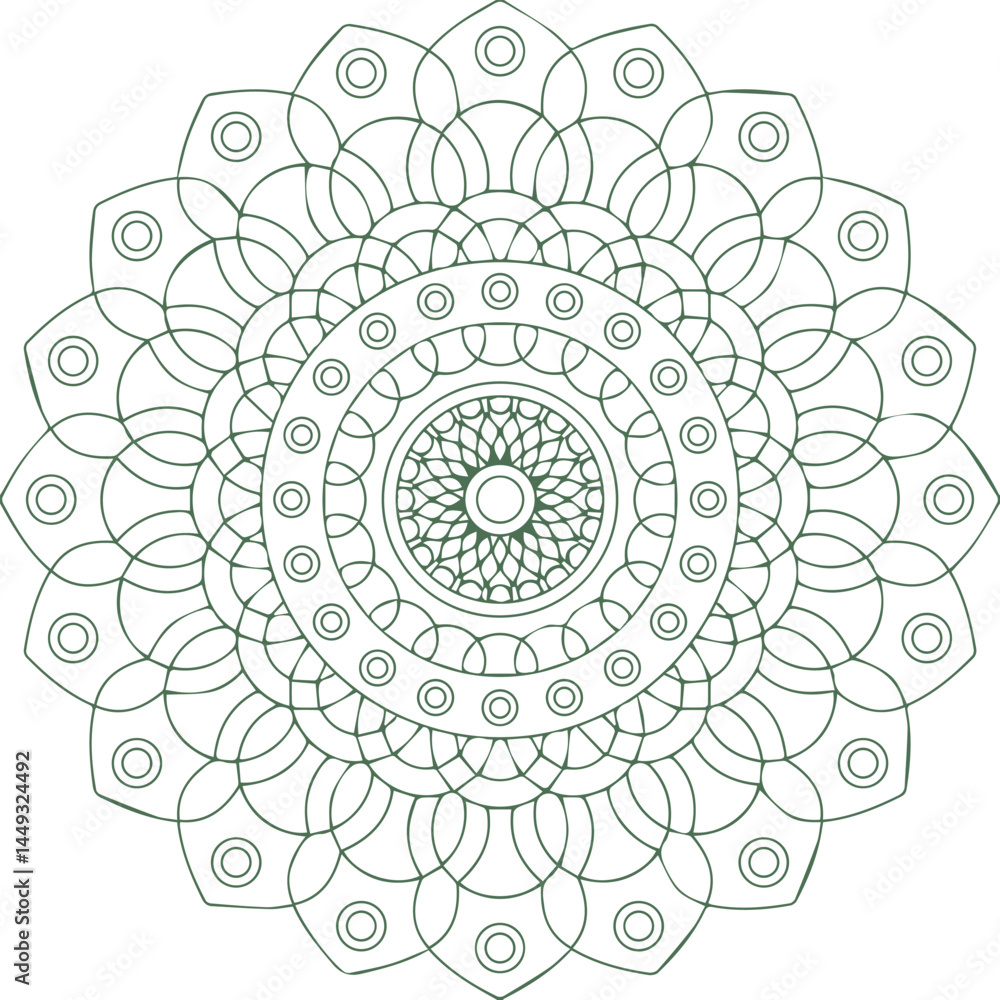 Beautiful flower art and mandala vector design Beautiful flower art and mandala vector design