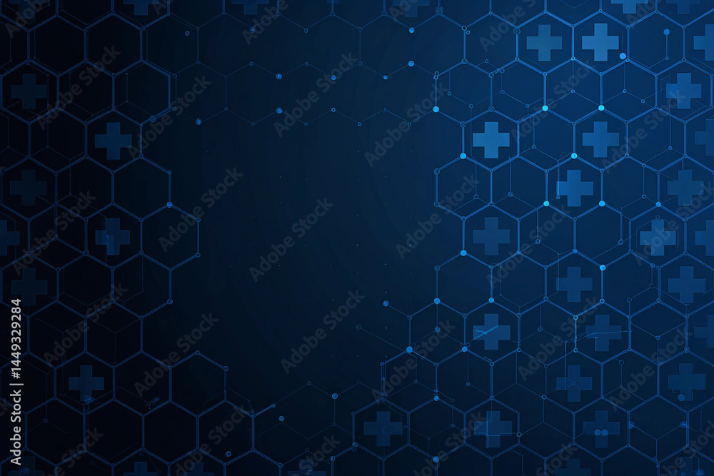 abstract blue background with hexagons abstract blue background with hexagons