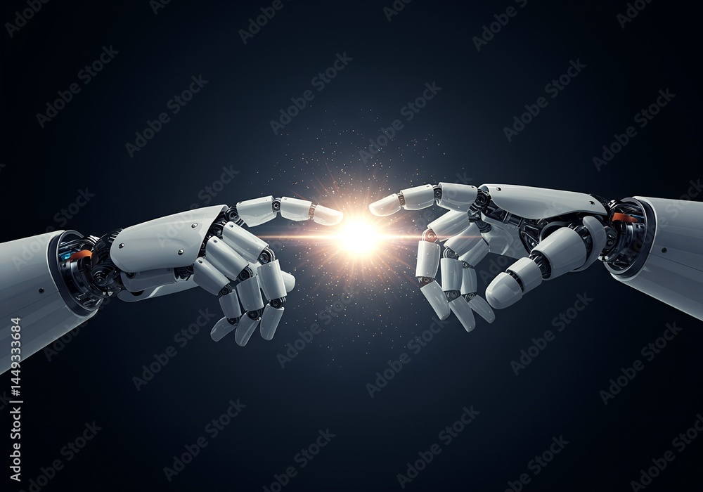 robot in the air robot in the air
