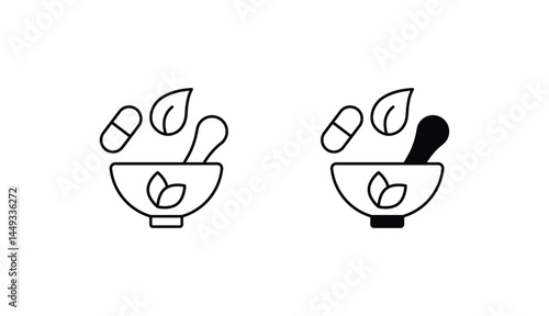 Alternative Medicne icon design with white background stock illustration