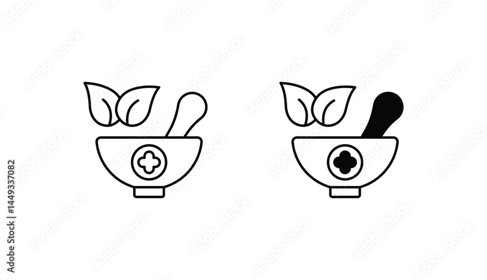 Fototapeta premium Remedy icon design with white background stock illustration