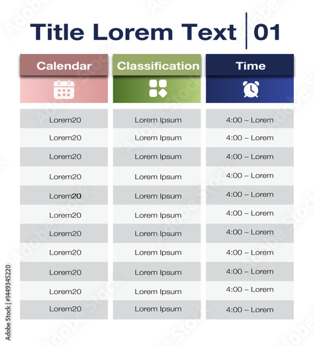 Modern pricing table layout with four subscription plans. Flat infographic design template for website or presentation.