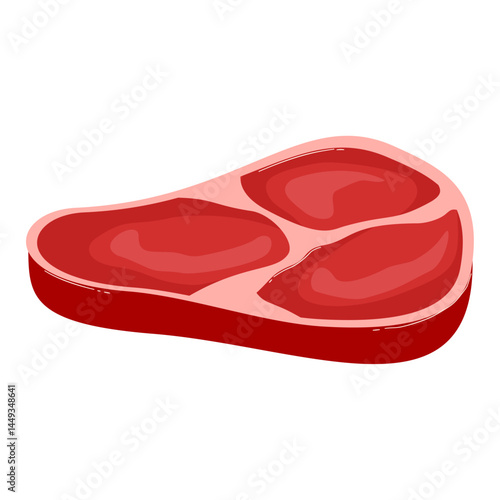 Fresh Raw Meat Illustration