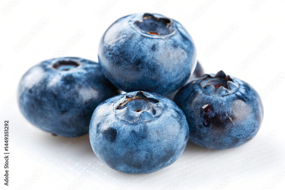 Obraz premium blueberries isolated on white background