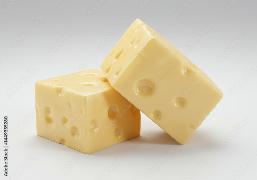 Two Cubes of Swiss Cheese Delicious Dairy Product Food Photography Studio Shot diet meal rich holes Two Cubes of Swiss Cheese Delicious Dairy Product Food Photography Studio Shot diet meal rich holes
