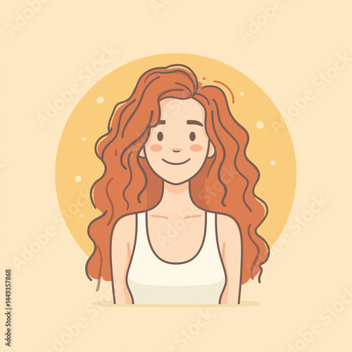 girl with long hair