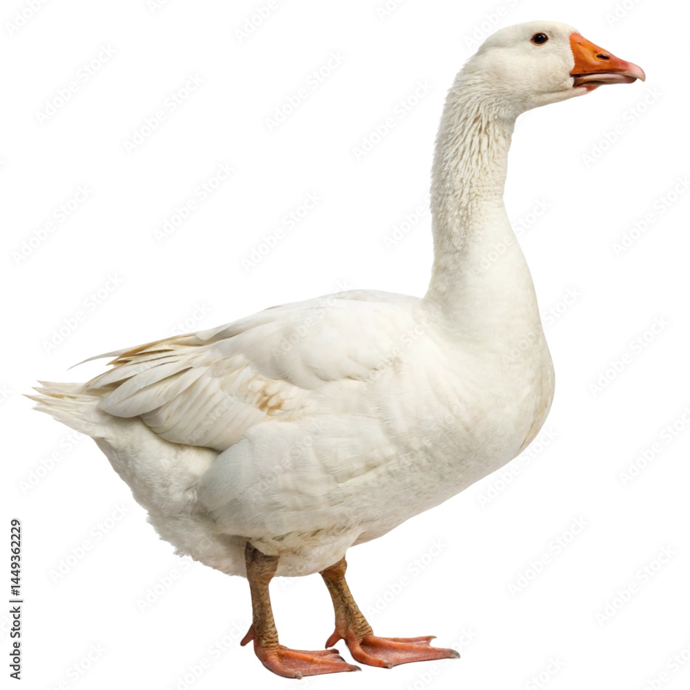 goose isolated on white background goose isolated on white background