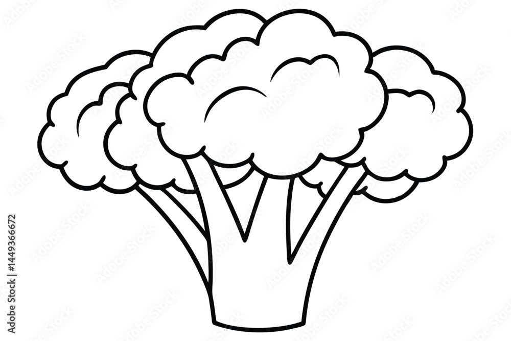 Broccoli Vegetable Vector Illustration on White Background
Broccoli Vegetable Vector Illustration on White Background