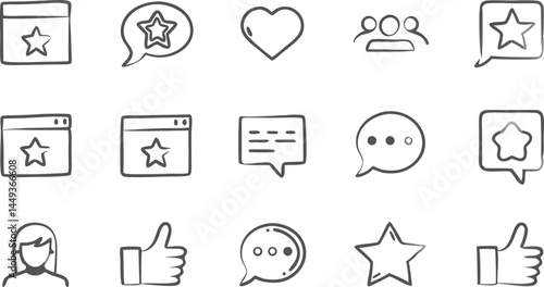 customer feedback and testimonials editable stroke (1).eps