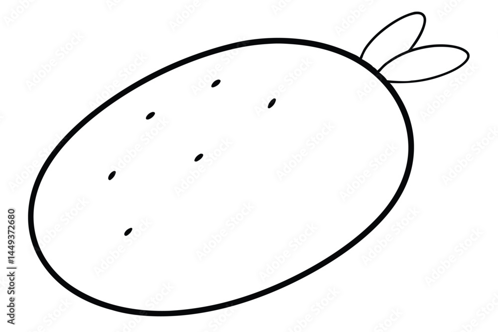 Purple Potato Vector Illustration Isolated on White Background
Purple Potato Vector Illustration Isolated on White Background