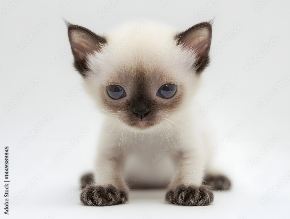 Elegant Siamese Kitten Elegant Siamese Kitten