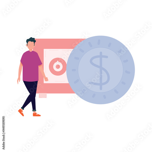 Locker Vector illustration which can easily modify or edit