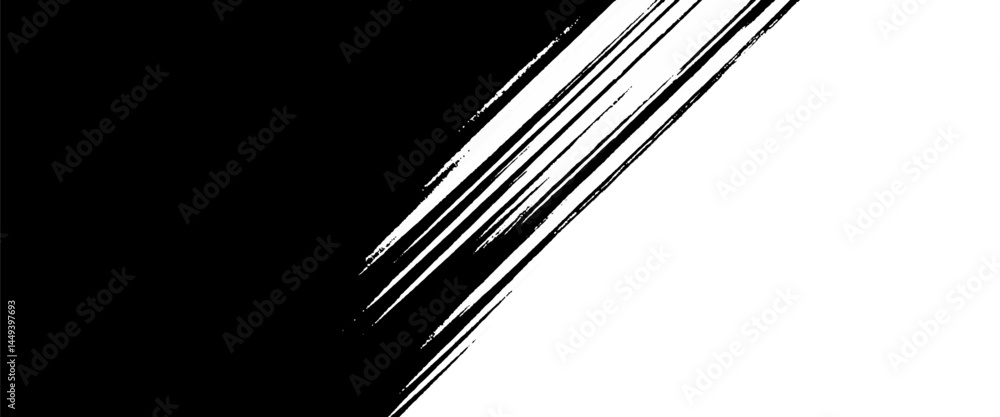 Vector new style brush stroke grungy texture ink stroke art