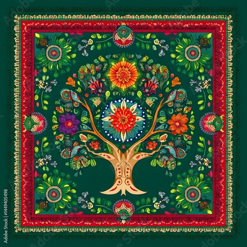 The pattern of the tree