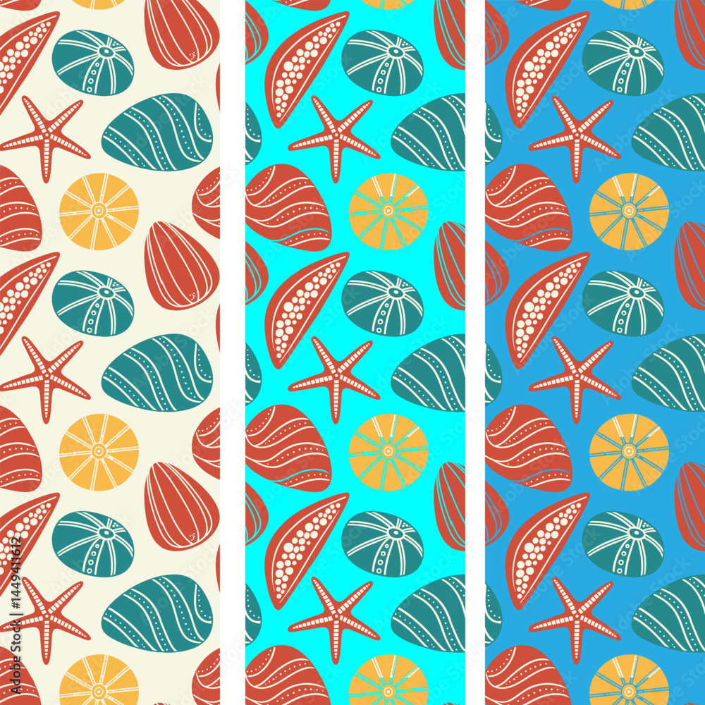 Abstract stones and pebbles vector seamless pattern Abstract stones and pebbles vector seamless pattern
