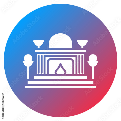 Mantel Vector Icon