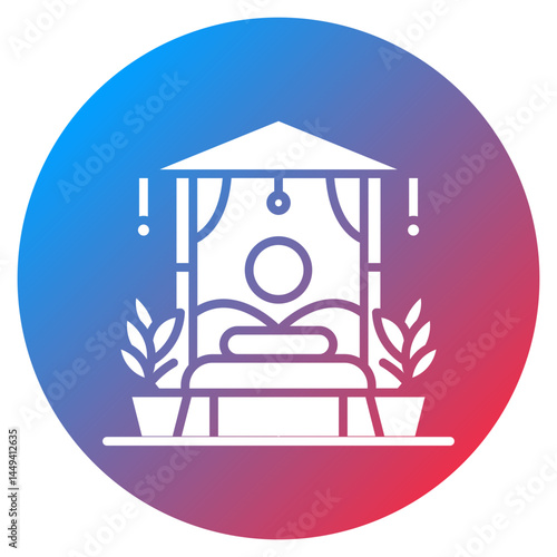 In Room Spa Vector Icon
