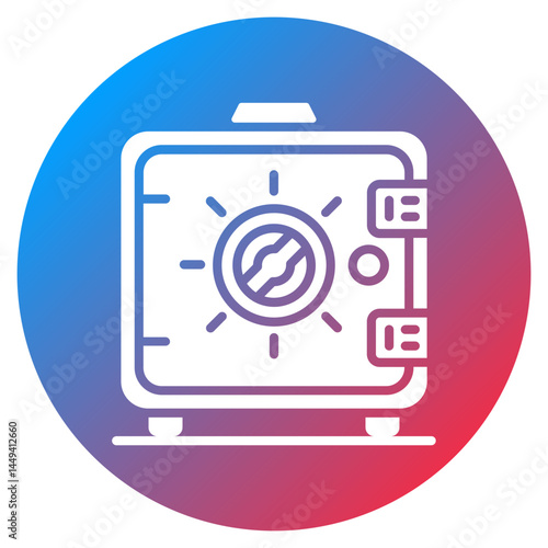 In Room Safe Vector Icon