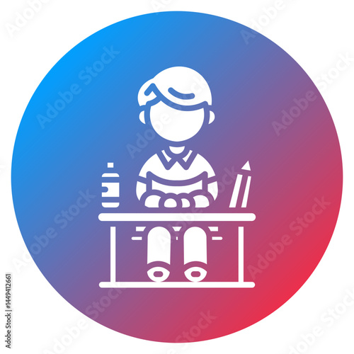 Kids Club Vector Icon
