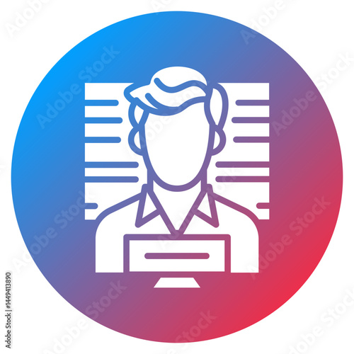Mugshot Vector Icon