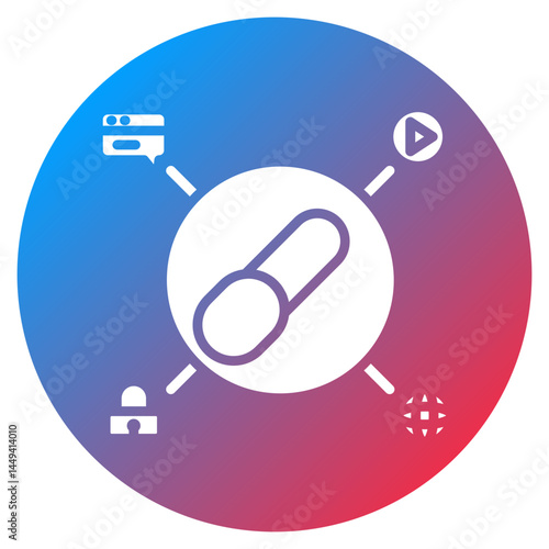 Affiliate Link Vector Icon