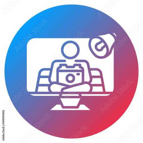 Sponsored Content Vector Icon