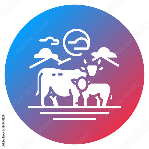 Livestock Vector Icon