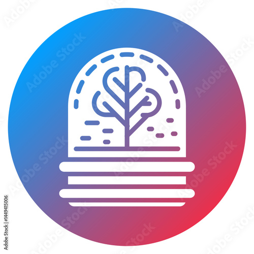 Tree Nursery Vector Icon