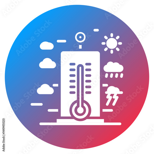 Weather Station Vector Icon