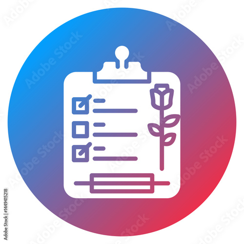 Guest List Vector Icon