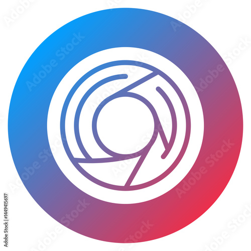 Camera Lens Vector Icon