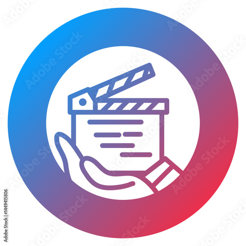Film Distributor Vector Icon