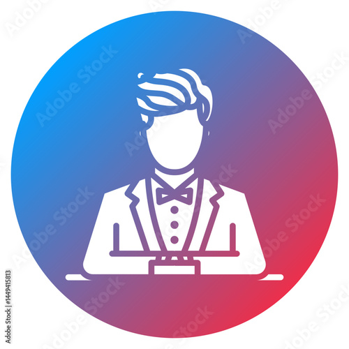 Film Festival Judge Vector Icon