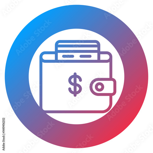Digital Wallet Vector Icon