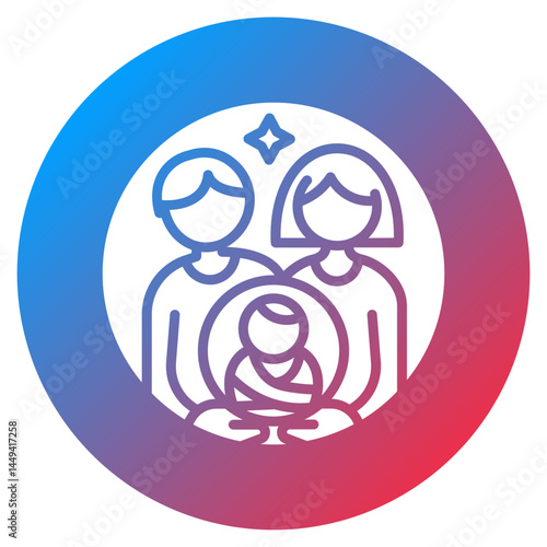 Family Activity Vector Icon